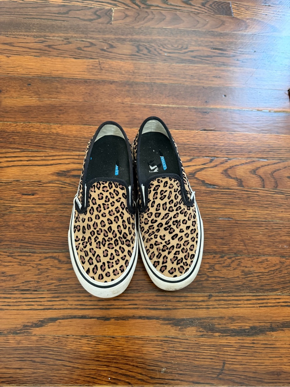 Leopard Print Slip-On Sneakers - Brown - Picture 2 of 4
